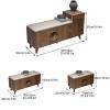 JHDXL Shoe Changing Bench, Portable Shoe with Door, Shoe Cabinet Wooden Shoe Cabinet, Freestanding Shoe Cabinet, Ideal for Bedroom, Living Room, Entryway(White,70 * 48cm/27.5 * 18.9in) view 2