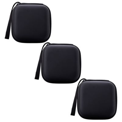 DIYEAH 3pcs Portable Storage Pouch for Data Cables and Earphones Wear-Resistant Organizer Bag for Travel and Daily Use Lightweight and Design