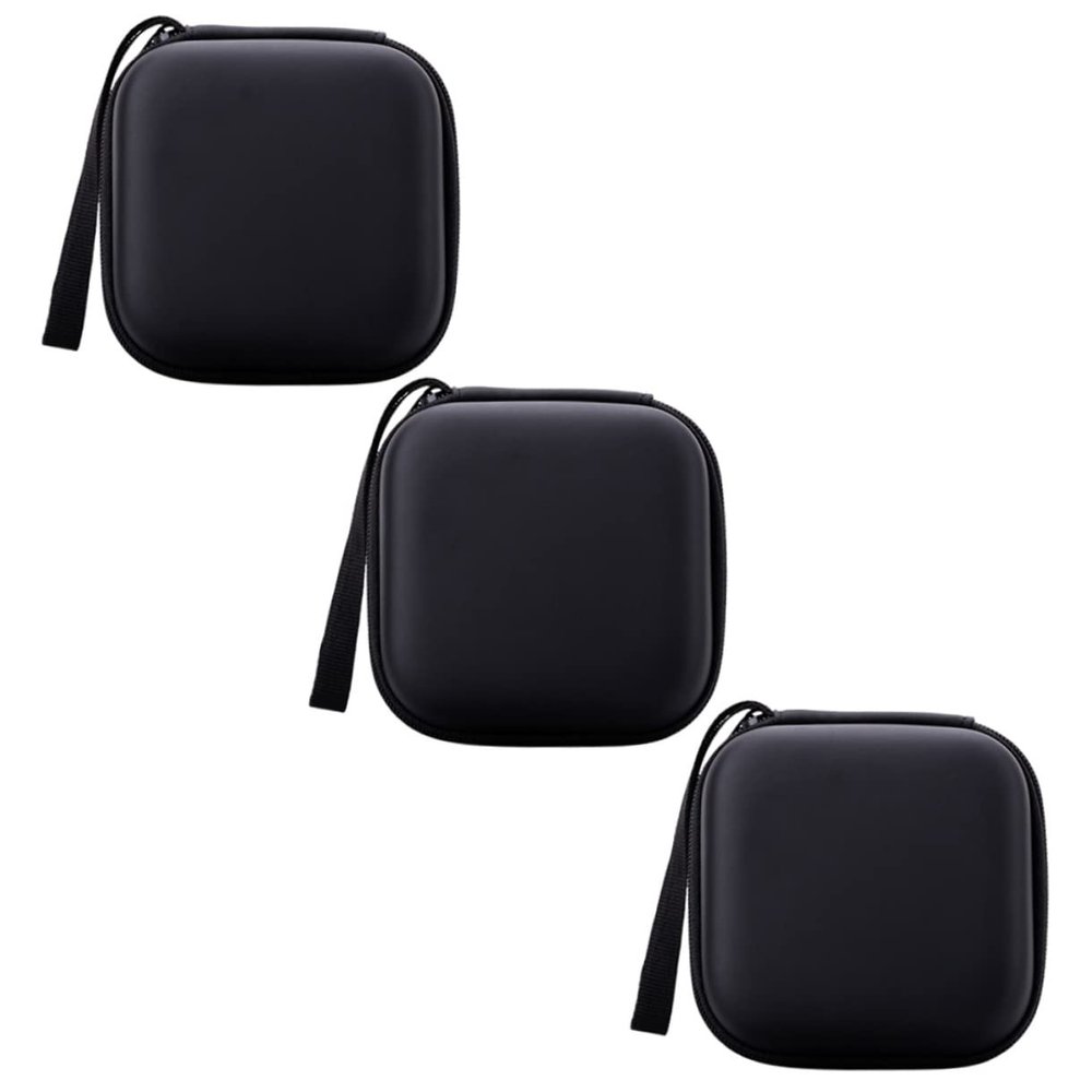 DIYEAH 3pcs Portable Storage Pouch for Data Cables and Earphones Wear-Resistant Organizer Bag for Travel and Daily Use Lightweight and Design