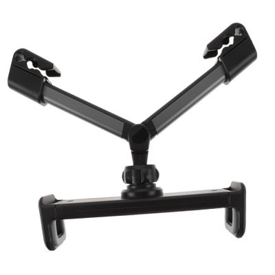 DIYEAH Car Seat Phone Holder Headrest Tablet Stand Telescopic Arm Soft Lining Durable