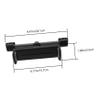 DOITOOL Adjustable Tablet Holder for Universal Smartphones and Tablets Rotating Mount Stand Easy Installation Portable Backseat Cradle Travelers view 2