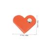 Uonlytech 8-Piece Heart Shaped Data Cable Organizer with Snap Buckles Portable PU Leather Earbud Cord Protectors for Travel view 2