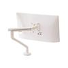 Arm Monitor, Single Monitor Mount, Fully Adjustable Mechanical Spring Monitor Desk Mount Arm with Clamp/Grommet Base, Holds Up to 32 inch, 19.8lbs, White Monitor Arm Stand Adjustable view 1