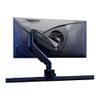 Arm Monitor, 17"-45" Single Monitor Mount, Gas Spring Aluminum Monitor Arm, Adjustable Stand, VESA 75/100 mm with Clamp and Grommet BaseHold up to 35 Lbs Monitor Arm Stand Adjustable(Black) view 1