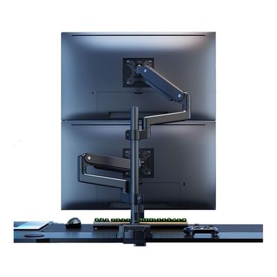 Arm Monitor, 17-35 Inch Dual Monitor Mount, Adjustable Screen Mount 2 Monitors Tilt/Swivel/Rotate, Hold Up to 24.2 Lbs per Arm with VESA 75/100 mm Monitor Arm Stand Adjustable
