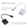 ACGTUY HDMI-Compatible to Adapter 1080P Digital to Analog Converter Cable Compatible with The PC TV Box to Projector Displayer HDTV(Black) view 3