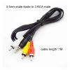1Pcs 3 4 Pole 3.5mm Male Female Ja-ck Plug to 2RCA 3 R/CA Male Female Adapter 3RCA Audio Video AV Cable Wire Cord(NO.2) view 4