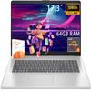 HP 2025 17.3 inch Laptop Computer  64GB RAM  1TB (512GB PCIE SSD & 512G 2.5inch Ex Drive)  AMD Ryzen 5 7430U 6-Cores Processor  Windows 11 Home with Microsoft 365 Trial  W/O Mouse view 1