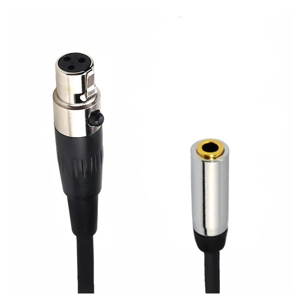 ACGTUY 3 3Pin XLR Female TRS 3.5mm Male Female Audio Adapter Cable Cord 3P 3.5 Female Male Audio Line Wire XLR(Black)