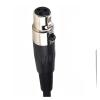 ACGTUY 3 3Pin XLR Female TRS 3.5mm Male Female Audio Adapter Cable Cord 3P 3.5 Female Male Audio Line Wire XLR(Black) view 3
