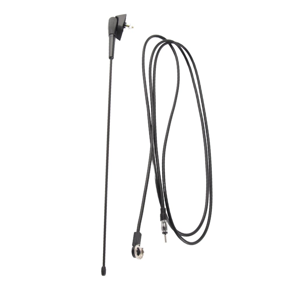 Ailgely Rubber Car Radio Antenna Mast Aerial, Great AM FM Stereo Reception, 180 Degree Swivel Base, Signal Range Up to 10 Miles, Flexible Antiaging Material, Long Service Life, Easily
