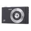 48MP Digital Camera, 16X Digital Zoom 1080P 4K Camera with 2.4in Screen and Flash, Anti Shake Video Recording, Compact Small Camera for Teens Adult Beginner (Black) view 1