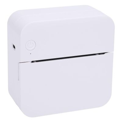 Yunseity Mini Sticker Printer, 200DPI Portable Bluetooth Thermal Sticker Maker with 1 Roll Paper, Pocket Inkless Printer for Notes, Photos, Receipts, Journal, Flashcards, DIY Memo