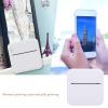 Yunseity Mini Sticker Printer, 200DPI Portable Bluetooth Thermal Sticker Maker with 1 Roll Paper, Pocket Inkless Printer for Notes, Photos, Receipts, Journal, Flashcards, DIY Memo view 3