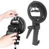 S Type Bracket Holder Compact Design with Precise Tilt Control for Flash Mount view 2