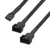 BOXUWFO HONGP 1pc PWM Fan Splitter 4pin Adapter Cable 1 to 1/2/3 Computer CPU Fan Splitter PC Fan Extension Power Cable Fan Cooling Y Splitter(1 to 2) view 3