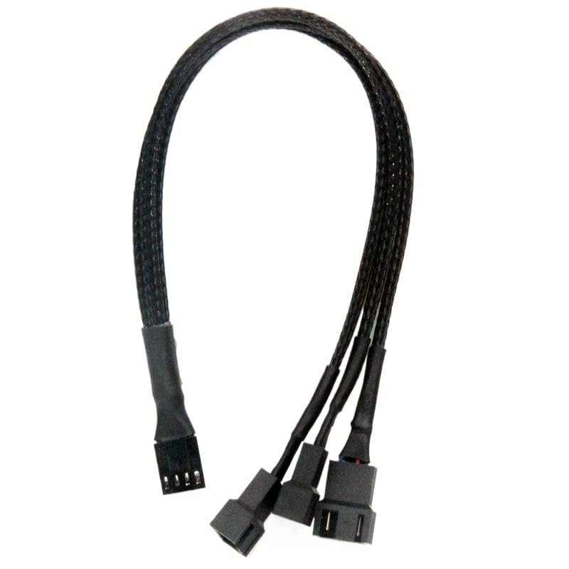 BOXUWFO HONGP 1~10PCS Pin Y Splitter Cable 4 Pin PWM Female to 3/4 Pin Motherboard CPU Fan PC Case Fan Extension Adapter Cable Fan Cooling(Style A 1pc)