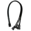 BOXUWFO HONGP 1~10PCS Pin Y Splitter Cable 4 Pin PWM Female to 3/4 Pin Motherboard CPU Fan PC Case Fan Extension Adapter Cable Fan Cooling(Style A 1pc) view 1