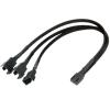 BOXUWFO HONGP 1~10PCS Pin Y Splitter Cable 4 Pin PWM Female to 3/4 Pin Motherboard CPU Fan PC Case Fan Extension Adapter Cable Fan Cooling(Style A 1pc) view 2