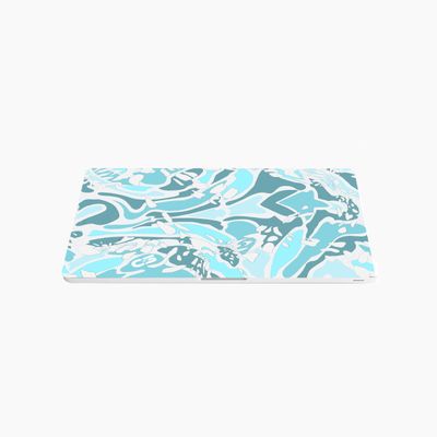 Laptop Skin Sticker Cover Decal Prym1 Camo - Universal Size - Fits All laptops up to a 16 Diagonal Size | Easy to Apply, Remove and Change Styles (Aqua)