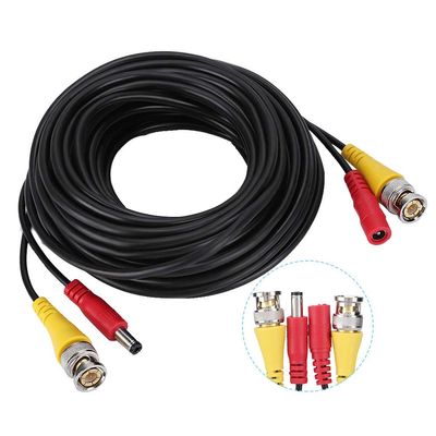 20m BNC Video Power Cable Extension Wire, BNC DC Security Camera Extension Cable, for Indoor and Outdoor Security Camera Use, for CCTV, Security Camera, DVR (10m / 32.8ft)