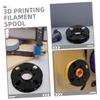 STOBAZA 2pcs Printing Winding Spool Organizer Black Cable Storage Reel for Efficient Management Wire Accessory for Printer Parts view 3