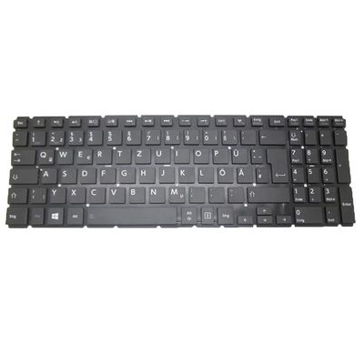 German GR Laptop Keyboard for Toshiba Satellite L50-C L50-C-1KP L50-C-1KR L50-C-1KX L50-C-1L2 L50-C-1P8 L50-C-1P9 L50-C-1PC L50-C-1PD Black Without Frame