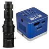 4K UHD Microscope Camera 8.3MP HDMI USB Type-C Industrial Digital Electronic Microscope & 500X C-Mount Lens for Phone Repair Soldering - Blue view 1