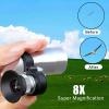 Mini Monocular Telescope, small Mobile Phone Telescope (Monocular(black) with clip) view 3