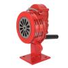 Yinhing Hand Crank Siren Horn, Manual Operated Metal Alarm, Aluminium Alloy 110dB Loud Alarm, Air Tornado Siren Horns, for Emergency (Red) view 4