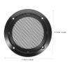 BIUDECO Speaker Grill Cover Car Audio Decorative Metal Mesh Grill Protection Net for Subwoofer Door Speaker Stylish Design for Car Interior view 2
