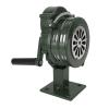 Yinhing Hand Crank Siren Horn, Manual Operated Metal Alarm, Aluminium Alloy 110dB Loud Alarm, Air Tornado Siren Horns, for Emergency (Green) view 1