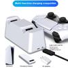 XYYORITRIX Controller Charger Station for PS5 PRO/Slim Dualsense Controllers Rapid Charging with LED Charging Indicator and RGB Ambient Light Simultaneous Charging of 2 Controllers view 3