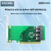 PCIe 3.0 x16 to 4 Port U.2 NVMe SSD SFF-8643 Adapter Card view 2