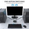 USB KVM Switcher Housing Monitors Keyboards And To Control 2 PC USB KVM Equipment Accessories view 2