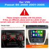 Car Radio Stereo for VW Passat B5 2000 2001-2005, Android 13, 9" IPS Touch Screen Upgrade Dash Kit with CarPlay & Android Auto, GPS Navigation DSP SWC 5G WiFi Camera 8CORE 8+256GB view 2