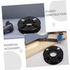 Cabilock 2pcs Printer Spool Holder Winding Reel Extension Cord Organizer for Workshops Compatible Printer Models Black view 3