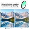 Walking Way 46MM Ultra-Low Reflectivity MCUV Lens Filter, UV Protection Filter 28 Multi-Layer Coating Ultra-Slim HD Waterproof Scratch Oil Resistant Lens UV Filter, HD High Transmittance Optical Glass view 3