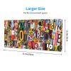 Letter and Number Print Large Keyboard Pad Non-Slip Rubber Keyboard Mat Desk Pad for Work, Game, Office view 3