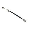 bodateng LIHUA Door/Window Pass Through Flat Coaxial Cable BNC Male Female to BNC Q9 Male 50 Coax Pigtail Extension Cord Wire(Male to Female B,40CM) view 1