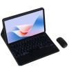 Magnetic Detachable Wireless Keyboard & Mouse Combo with Leather Cover for Honor Pad X9 11-inch Tablet  Full Wrapped Protection Keyboard Case (Black,Backlight Touch Pad and Mouse) view 1