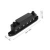 OUNONA Block Bar Terminal Block for Automotive Electrical Connections Pole Design with Cover Easy Installation for Boats and Rvs view 2
