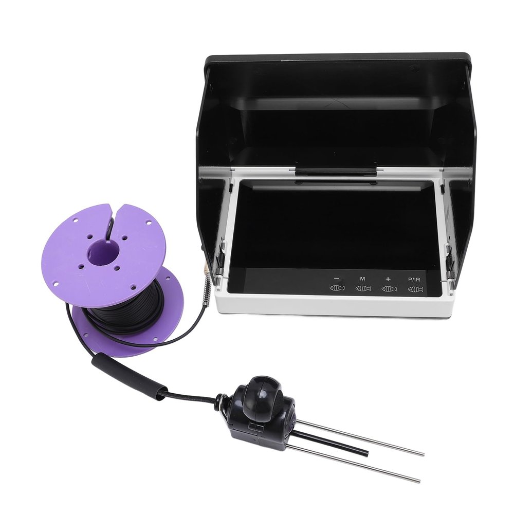 1080P HD Portable Fish Finder Camera 5 Inch 1500cd Brightness with 15m Cable for Fishing Enthusiasts