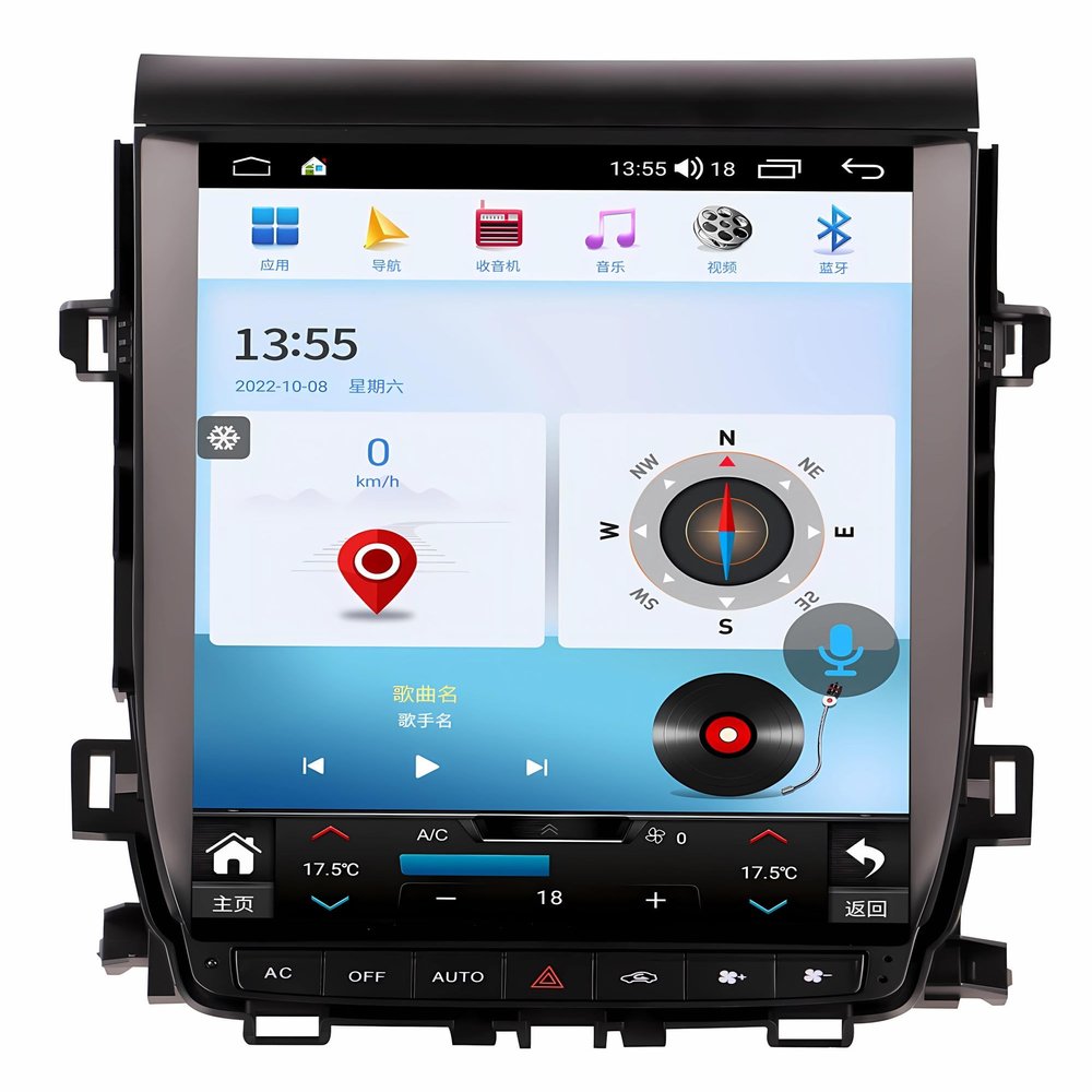 Rolax 12.1 inches Android 13 Compatible with Toyota Alphard A20 2008-2012 GPS Navigation Car Radio Multimedia Video Player DSP Stereo 4G Bluetooth WiFi
