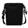 Fydun SLR Cameras Bag Drawstring Portable Photography Shoulder Bag for Women Men (Black) view 1