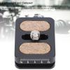 Aluminum Alloy 20MM Tripod Quick Release Plate Camera Mounting Adapter with 1/4in Screw for Photographers view 2