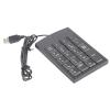 Haofy Ultra Thin Mini USB Numeric Keypad, Anti Slip Touch Key Design, Plug and Play, Easy to Carry, with Cable view 3