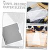 TOGEVAL 10pcs Vinyl Record Sleeves Adhesive Outer Covers for Safe Storage of Albums and Records and Tear-Resistant Design for Vinyl Collectors view 3