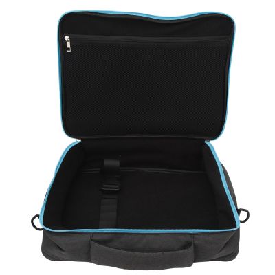 evhooe Video Projector Carrying Bag, Projector Storage Case 2 Zipper Back Pull Rod Belt Excellent Convenient for Office