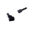 BOXUWFO HONGP PWM 4pin Fan Sleeved Extension Splitter Hub Cables,Motherboard CPU 4 Pin to 3 Way 4Pin Cooler Or 3pin Case Fan Power Spliter(1 Way) view 4